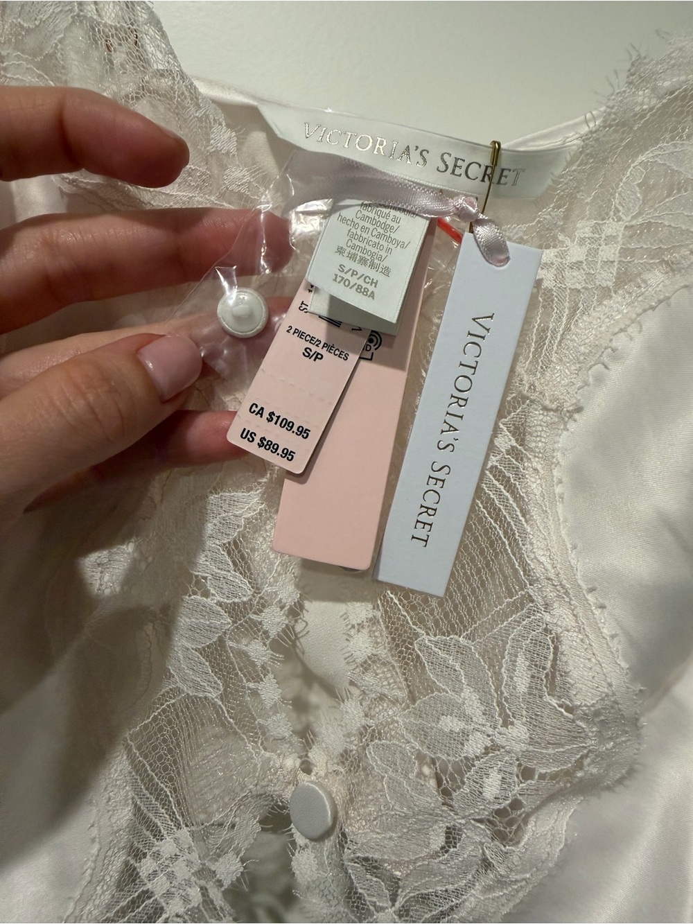Victoria Secret Delicate Lace Satin Camisole - Picture 3 of 6